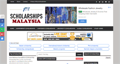 Desktop Screenshot of malaysiascholarships.com